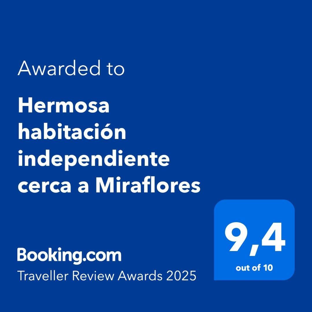 Hermosa Habitacion Independiente Cerca A Miraflores Lima Zewnętrze zdjęcie